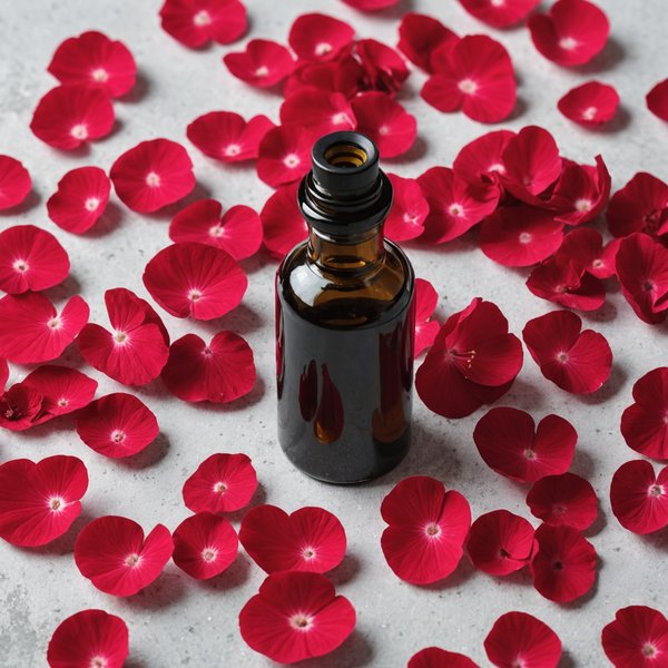 Comment préparer un bain relaxant avec des pétales de rose et de l'huile essentielle de géranium ?